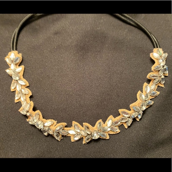 Accessories - Genuine Swarovski Crystal and leather headband